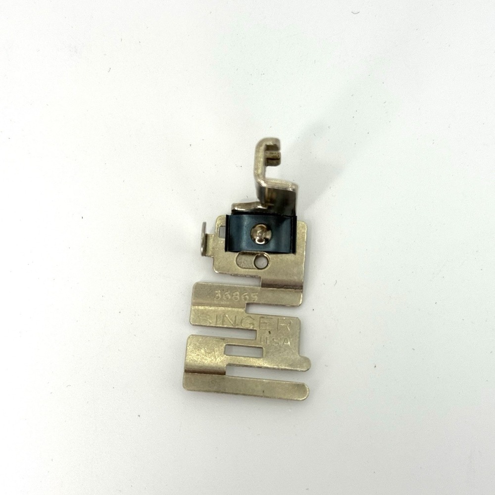 Vtg 40-60s Singer Ruffler Presser Foot Attachment 36865 USA Adjustable‎ Pleating